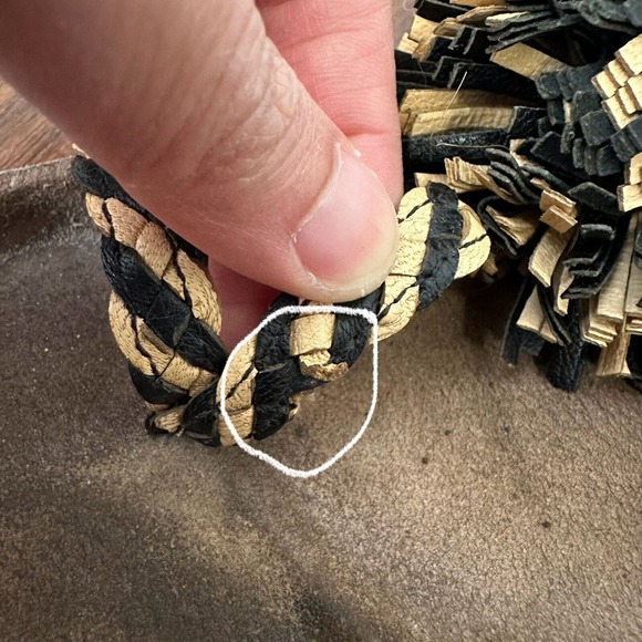 ULLA JOHNSON Netta Toe-Ring Weaved Sandal Pom-Pom Multi - Picture 4 of 11